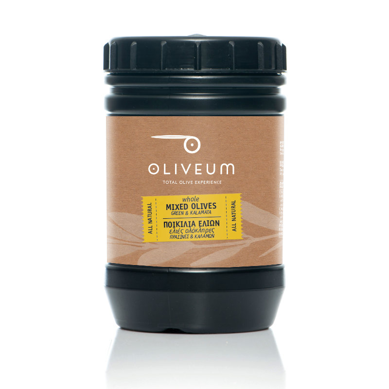 Ελιές Πράσινες & Καλαμών Ολόκληρες 1kg Ελιές Πράσινες & Καλαμών Ολόκληρες 1kg